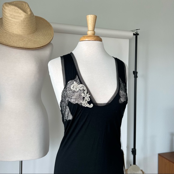 ON HOLD 🤍 LA PERLA VINTAGE BLACK LACE DETAILED MAXI DRESS - Picture 3 of 9